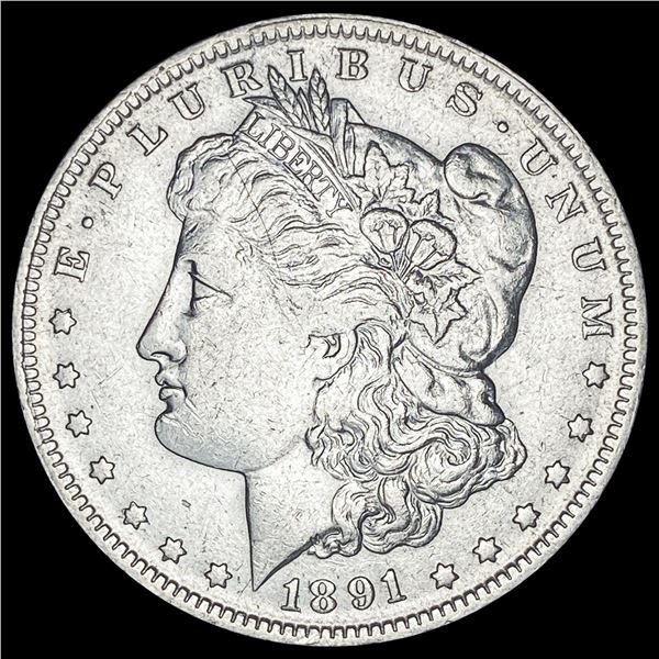 1891-O Silver Morgan Dollar NEARLY  UNCIRCULATED