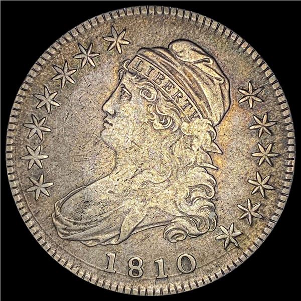 1810 Capped Bust Half Dollar LIGHTLY  CIRCULATED