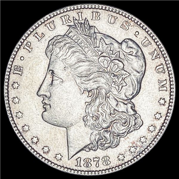1878 Silver Morgan Dollar CLOSELY  UNCIRCULATED