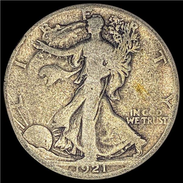 1921-S Silver Walking Liberty Half Dollar  NICELY CIRCULATED