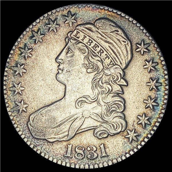 1831 Capped Bust Half Dollar CLOSELY  UNCIRCULATED