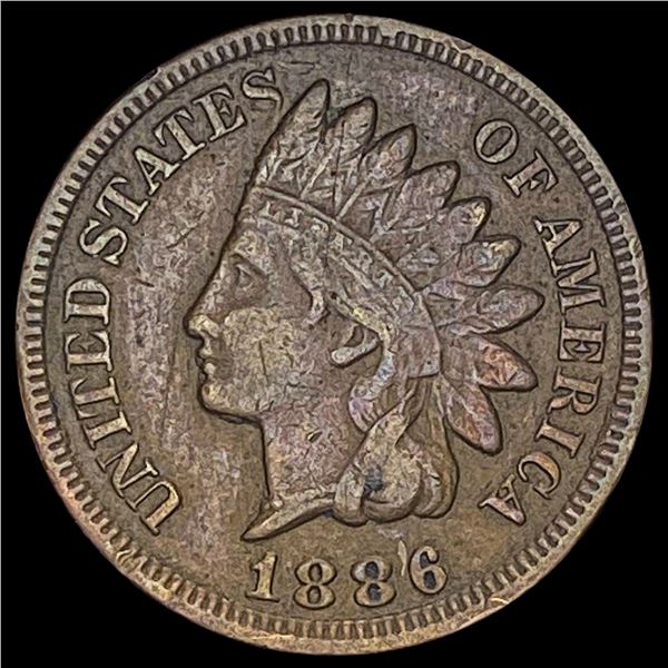 1886 Indian Head Cent LIGHTLY CIRCULATED