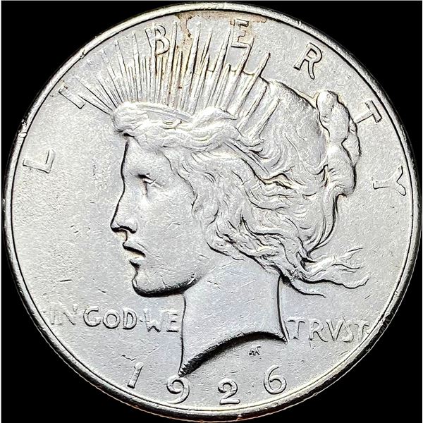 1926-D Silver Peace Dollar CLOSELY UNC