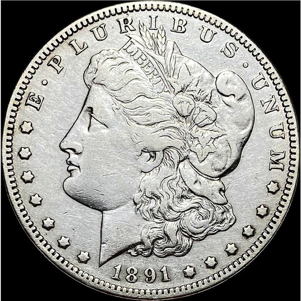 1891-O Silver Morgan Dollar NEARLY  UNCIRCULATED