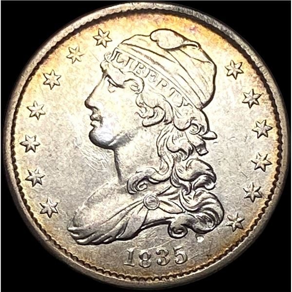 1835 Capped Bust Quarter CLOSELY UNCIRCULATED