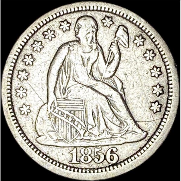 1856 Seated Liberty Dime LIGHTLY CIRCULATED