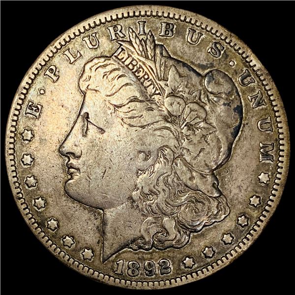 1892-CC Silver Morgan Dollar LIGHTLY  CIRCULATED
