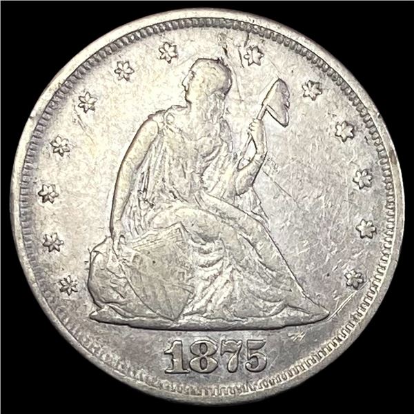 1875 Silver Twenty Cents LIGHTLY CIRCULATED