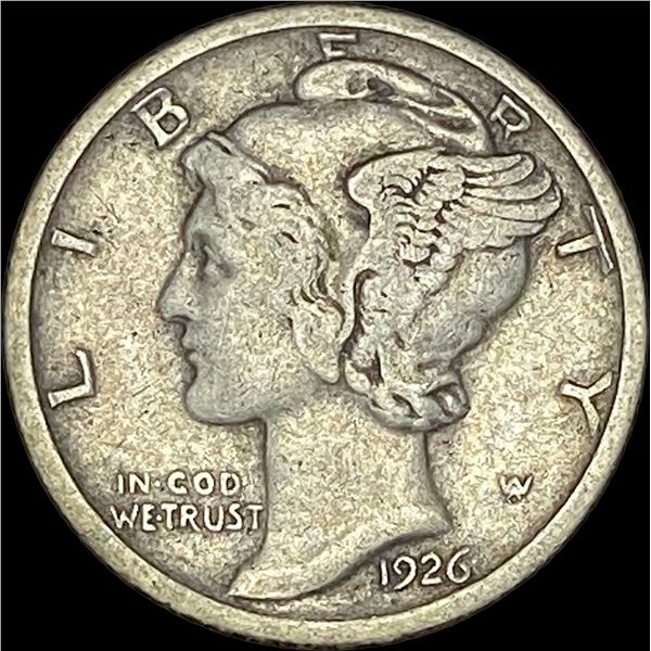 1926-S Silver Mercury Dime LIGHTLY CIRCULATED
