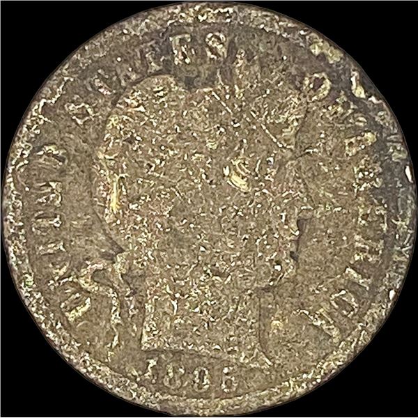 1895-O Silver Barber Dime NICELY CIRCULATED