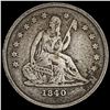 Image 1 : 1840-O Seated Liberty Quarter NICELY CIRCULATED
