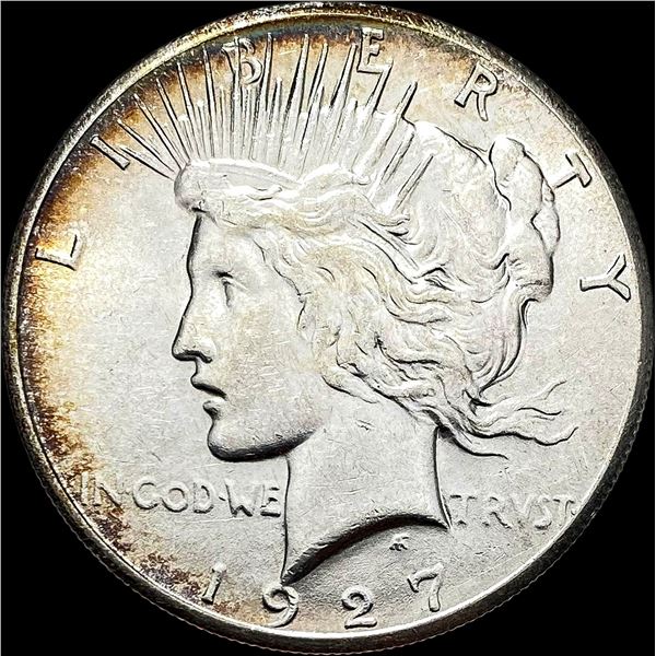 1927 Silver Peace Dollar CLOSELY UNCIRCULATED