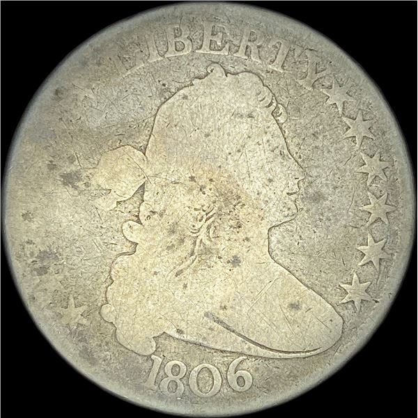 1806 Draped Bust Half Dollar NICELY CIRCULATED
