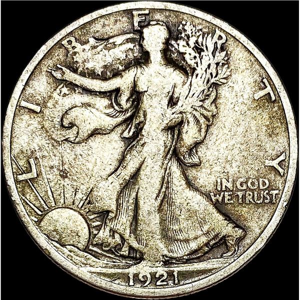 1921-S Walking Liberty Half Dollar NICELY CIRCULATED