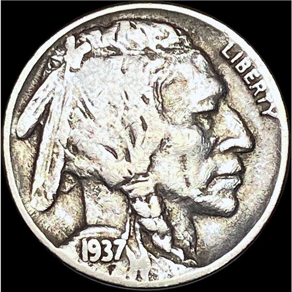 1937-D Buffalo Nickel ABOUT UNCIRCULATED