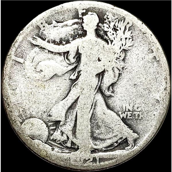 1921-S Walking Liberty Half Dollar NICELY  CIRCULATED