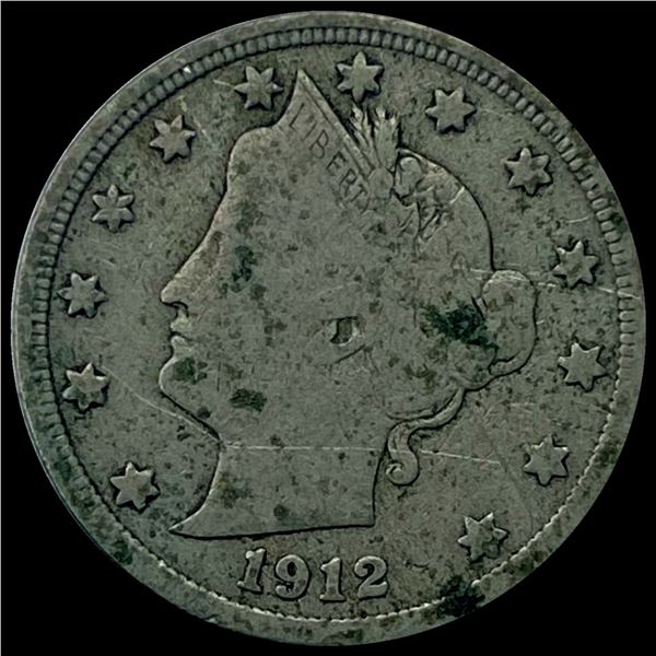 1912-S Liberty Victory Nickel LIGHTLY CIRCULATED