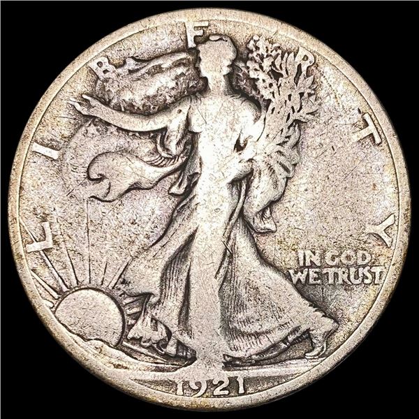 1921-S Walking Liberty Half Dollar NICELY CIRCULATED