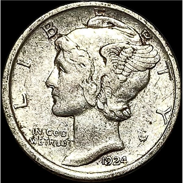 1924-D Mercury Dime CLOSELY UNCIRCULATED