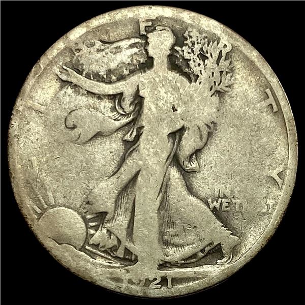 1921-S Walking Liberty Half Dollar NICELY  CIRCULATED