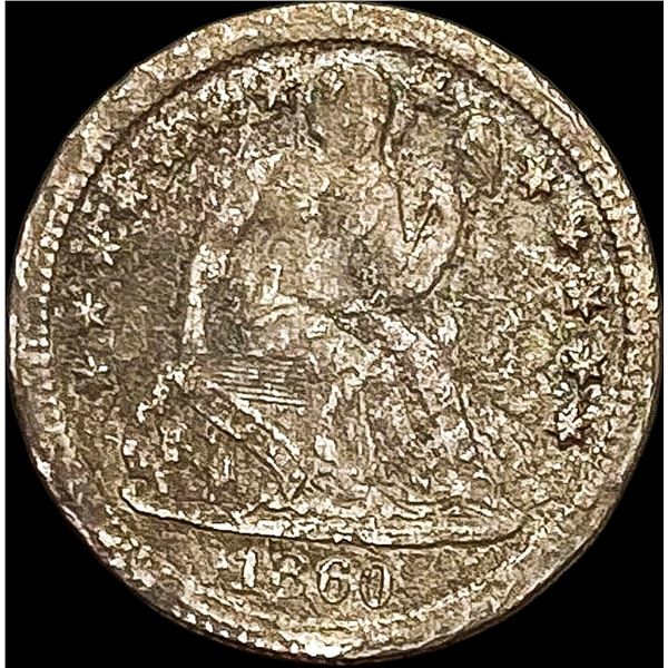 1860-S Seated Liberty Dime HIGH GRADE