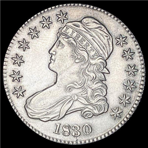 1830 Capped Bust Half Dollar CLOSELY  UNCIRCULATED