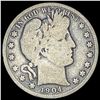 Image 1 : 1904-O Silver Barber Half Dollar NICELY  CIRCULATED