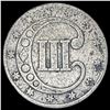 Image 2 : 1851 Silver Three-Cent Piece NICELY  CIRCULATED