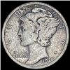 Image 1 : 1921 Silver Mercury Dime LIGHT CIRC