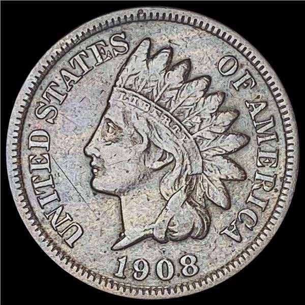 1908-S Indian Head Cent NEARLY UNCIRCULATED