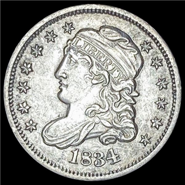 1834 Capped Bust Half Dime CLOSELY  UNCIRCULATED