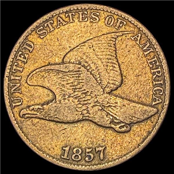 1857 Flying Eagle Cent LIGHTLY CIRCULATED