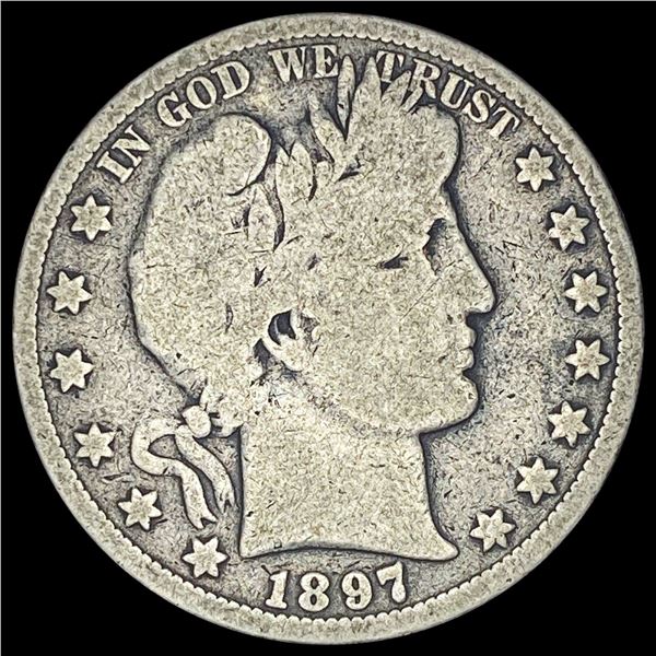 1897-O Silver Barber Half Dollar NICELY  CIRCULATED