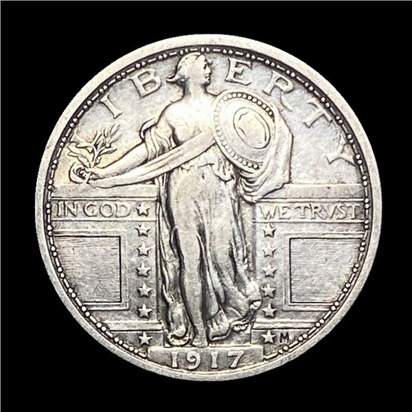 1917 Type 1 Standing Liberty Quarter LIGHTLY CIRCULATED