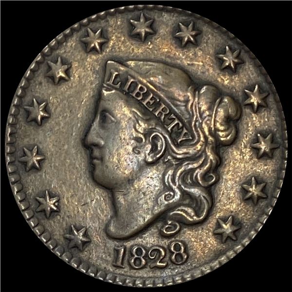 1828 Coronet Head Large Cent CLOSELY UNCIRCULATED