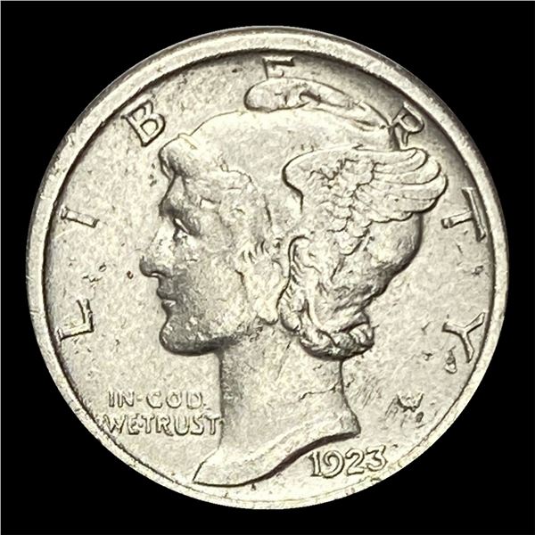 1923-S Silver Mercury Dime CLOSELY UNCIRCULATED