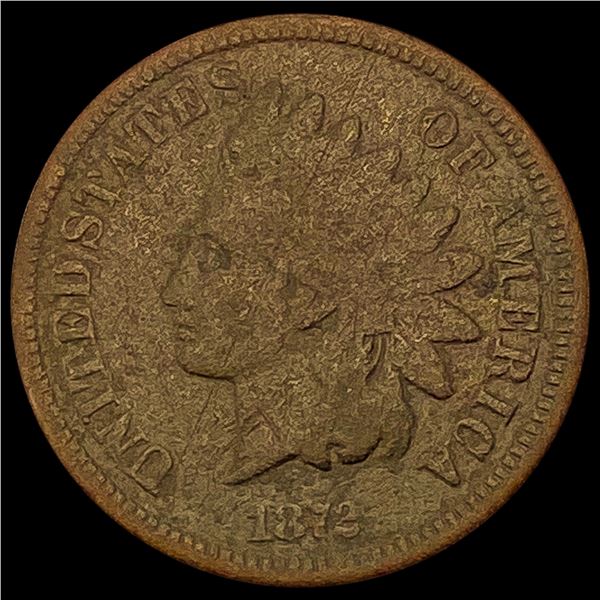 1872 Indian Head Cent NICELY CIRCULATED