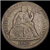 Image 1 : 1863-S Seated Liberty Dime NICELY CIRCULATED