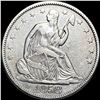 Image 1 : 1858 Seated Liberty Half Dollar CLOSELY UNCIRCULATED