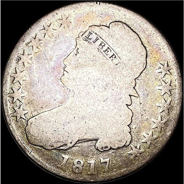 1817 Capped Bust Half Dollar NICELY CIRCULATED