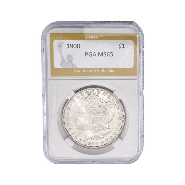 1900 Morgan Silver Dollar PGA MS65