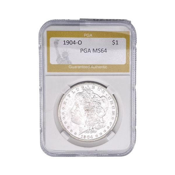 1904-O Morgan Silver Dollar PGA MS64