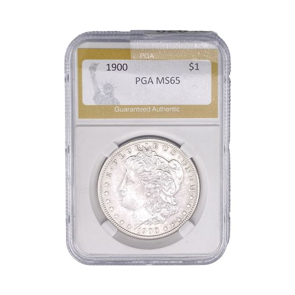 1900 Morgan Silver Dollar PGA MS65