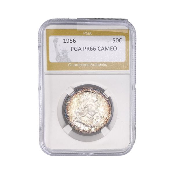 1956 Franklin Half Dollar PGA PR66 CAMEO