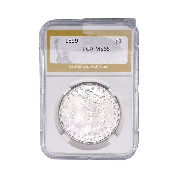 1899 Morgan Silver Dollar PGA MS65