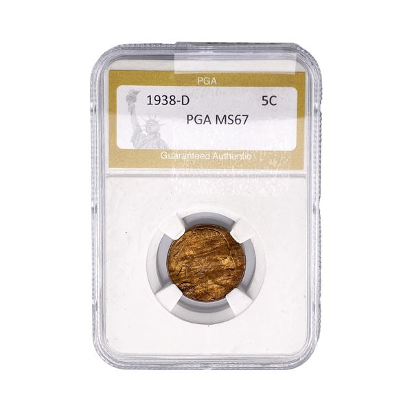 1938-D Buffalo Nickel PGA MS67