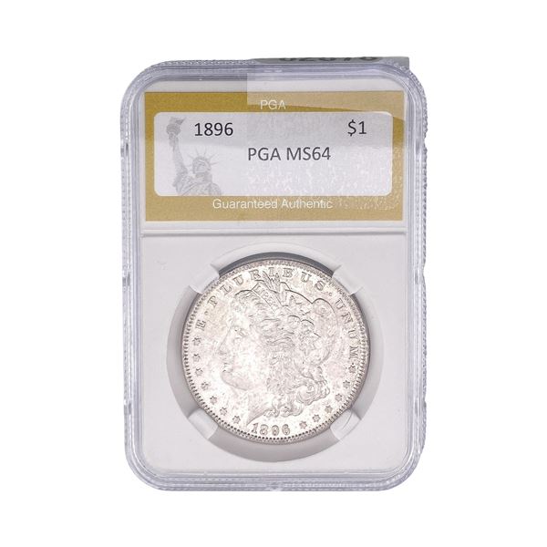 1896 Morgan Silver Dollar PGA MS64
