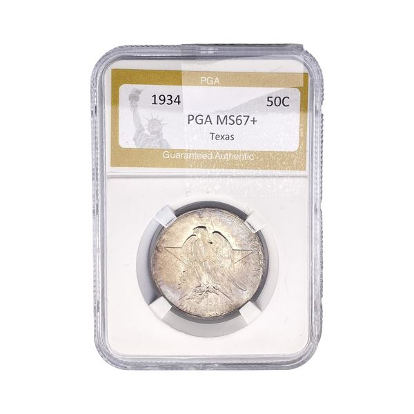 1934 Texas Half Dollar PGA MS67+