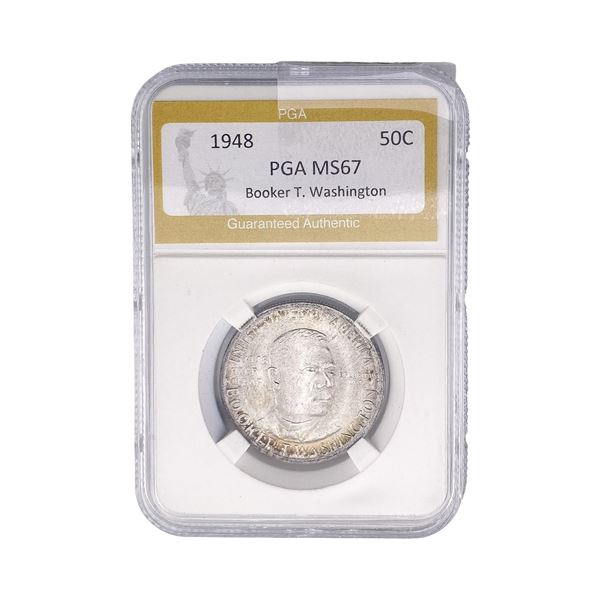 1948 Booker T Half Dollar PGA MS67