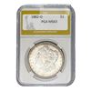 Image 1 : 1882-O Morgan Silver Dollar PGA MS63